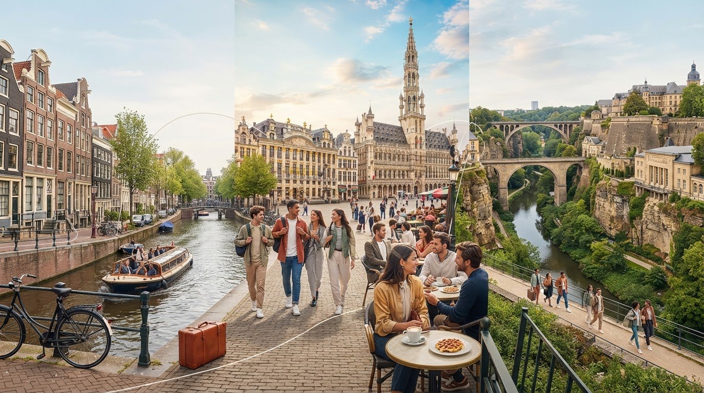 Creating a compelling Benelux travel proposal through city highlights