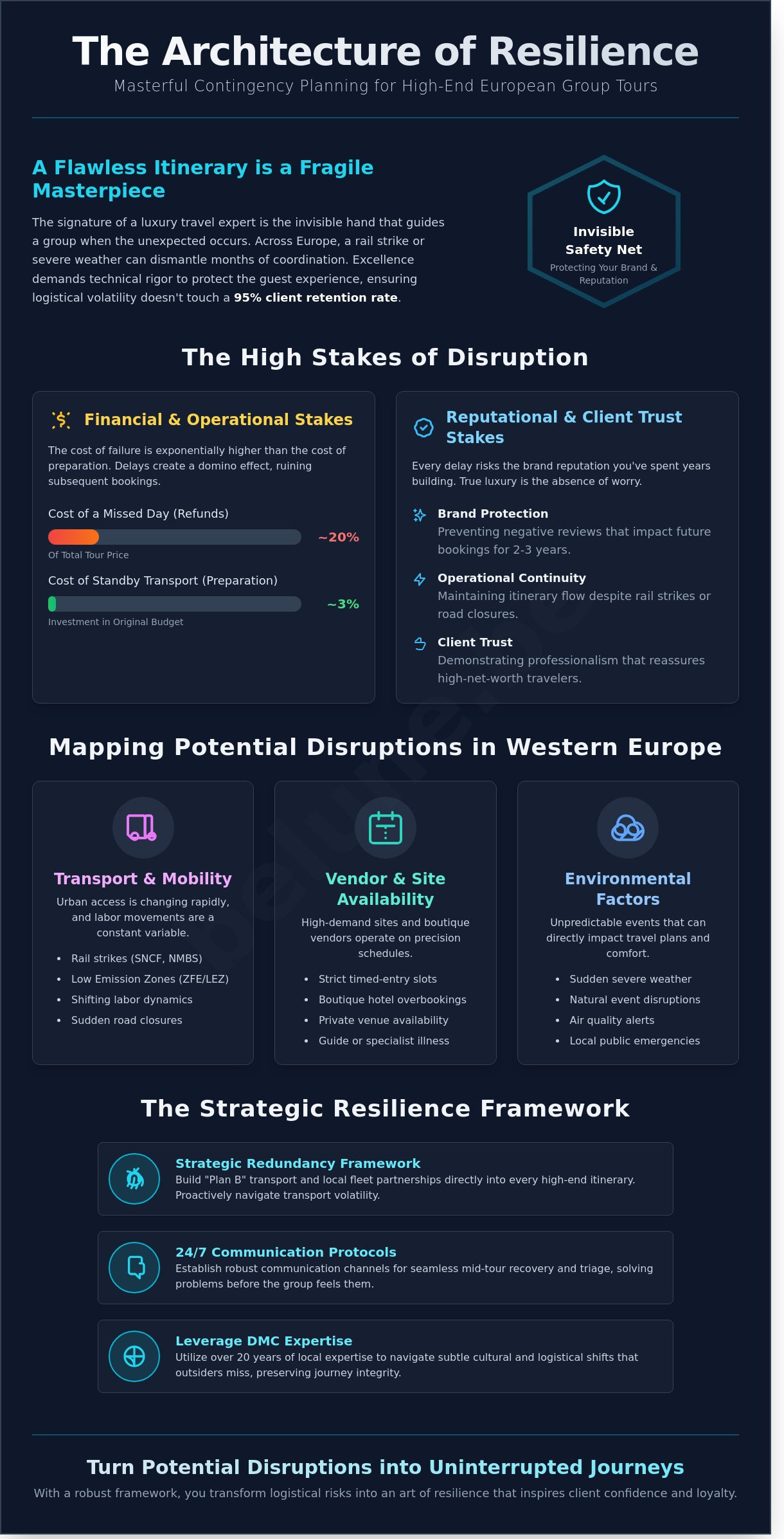 Contingency Planning for European Group Tours: The Professional DMC Checklist